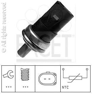 Sensor, coolant temperature Made in Italy - OE Equivalent 7.3278