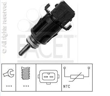 Sensor, coolant temperature Made in Italy - OE Equivalent 7.3279