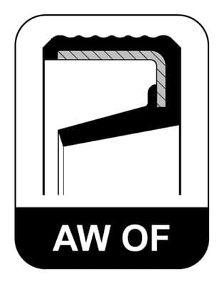 Seal crankshaft rear 751.610