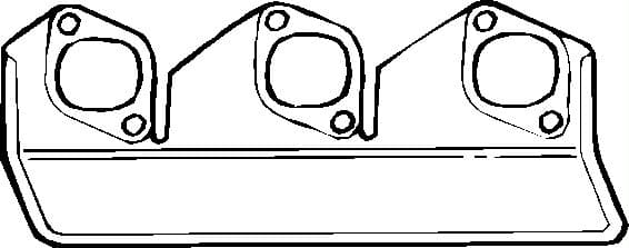 Gasket exhaust manifold 762.199