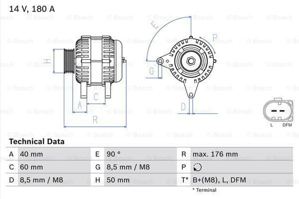 Alternator 0986081940