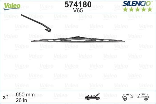 Wiper Blade SILENCIO CONVENTIONAL SINGLE 574180
