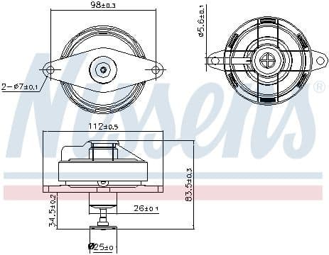 EGR Valve ** FIRST FIT ** 98197