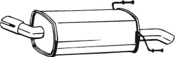 Rear Muffler 185-131