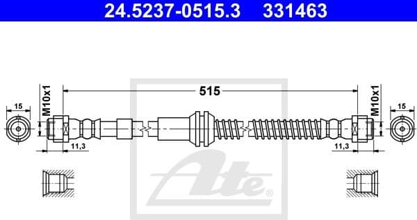 Brake Hose 24.5237-0515.3