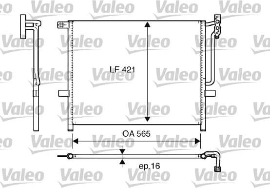 Condenser, air conditioning 817383