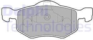 Brake Pad Set, disc brake LP1900
