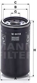 Oil Filter W 8018