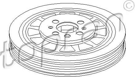 Belt Pulley, crankshaft 110 960