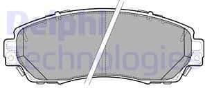 Brake Pad Set, disc brake LP2710