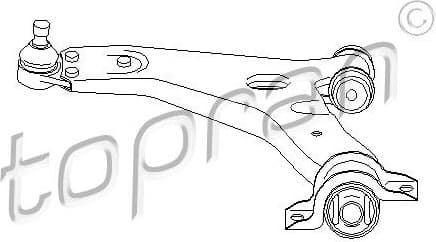 Control/Trailing Arm, wheel suspension 301 585