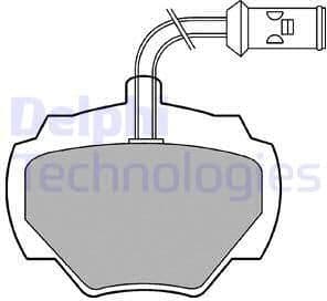 Brake Pad Set, disc brake LP475