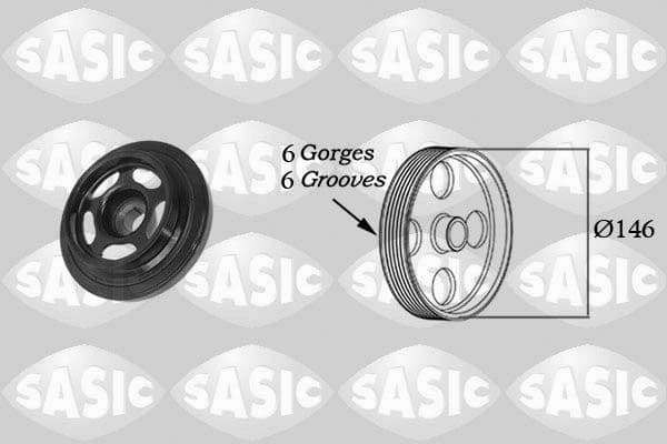 Belt Pulley, crankshaft 2156059