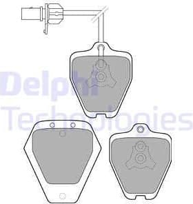 Brake Pad Set, disc brake LP1760