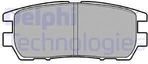 Brake Pad Set, disc brake LP954