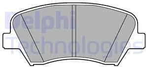 Brake Pad Set, disc brake LP2293