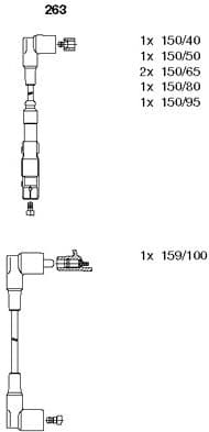 Ignition Cable Kit 263