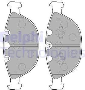 Brake Pad Set, disc brake LP1798