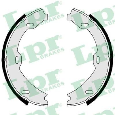 Brake Shoe Set, parking brake 08879