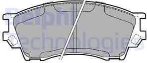 Brake Pad Set, disc brake LP1063