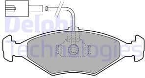 Brake Pad Set, disc brake LP1855