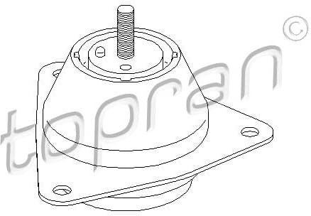 Mounting, engine 700 324