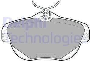 Brake Pad Set, disc brake LP1991