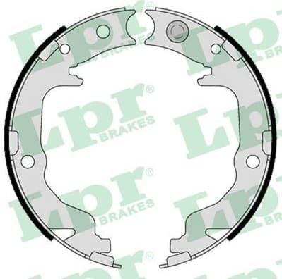 Brake Shoe Set, parking brake 09540