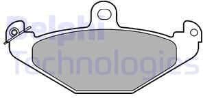 Brake Pad Set, disc brake LP821