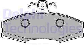 Brake Pad Set, disc brake LP1429
