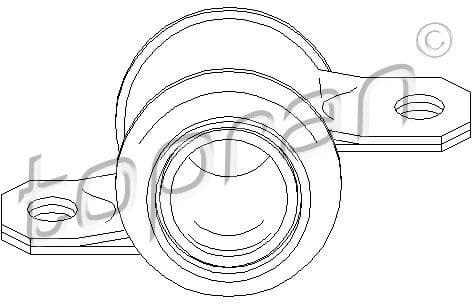 Holder, control arm mounting 722 091 - image 2