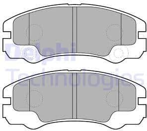 Brake Pad Set, disc brake LP1552