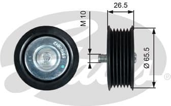 Deflection/Guide Pulley, V-ribbed belt DriveAlign™ T36261