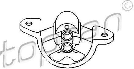 Mounting, engine 201 392