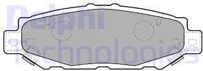 Brake Pad Set, disc brake LP1508