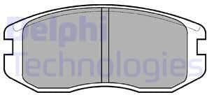 Brake Pad Set, disc brake LP736