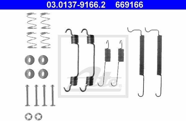 Accessory Kit, brake shoes 03.0137-9166.2