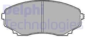 Brake Pad Set, disc brake LP1095