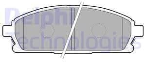 Brake Pad Set, disc brake LP1659