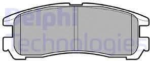 Brake Pad Set, disc brake LP955