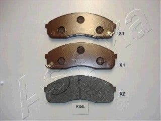 Brake Pad Set, disc brake 50-K0-005