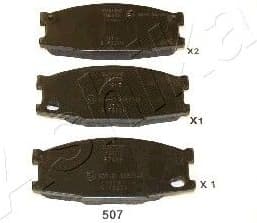 Brake Pad Set, disc brake 50-05-507