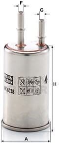 Fuel Filter WK 6038