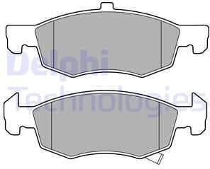 Brake Pad Set, disc brake LP3163