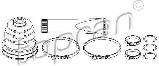 Bellow Kit, drive shaft 501 435
