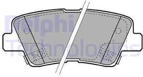 Brake Pad Set, disc brake LP2195