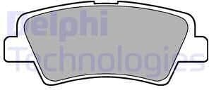 Brake Pad Set, disc brake LP2295