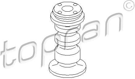 Rubber Buffer, suspension 104 343