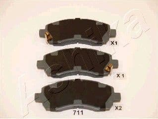 Brake Pad Set, disc brake 50-07-711