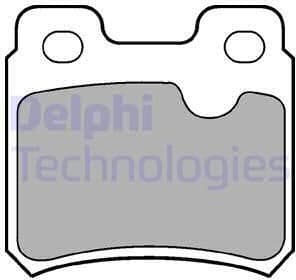 Brake Pad Set, disc brake LP586